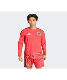 adidas キーパー ユニフォーム 90s y2k 長袖シャツ adidas キーパーシャツ 赤 長袖 ユニフォーム - メルカリ