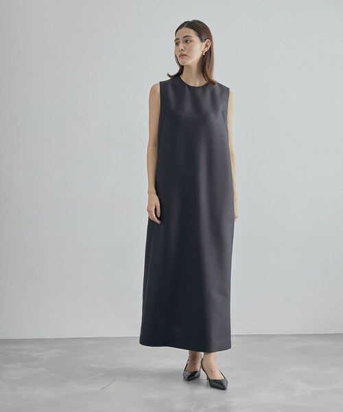 ROPE'（ロペ）の「【限定店舗・J'aDoRe限定】エレガンスウールシルクマキシワンピース（ワンピース・レディース・ネイビー・F）」の5枚目の写真