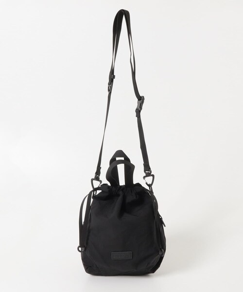 URBAN RESEARCH(アーバンリサーチ)の「『別注』BAICYCLON by bagjack×URBAN RESEARCH DRAW STRING BAG SMALL(ショルダーバッグ・メンズ・BLACK2・Free)」の4枚目の写真