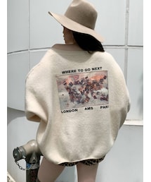 GYDA | カラーグラフィックニット トップス(ニット/セーター)