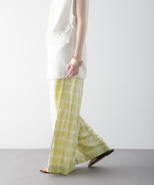 URBAN RESEARCH（アーバンリサーチ）の「『一部別注カラー』LUSANA　CICI PANTS（その他パンツ・レディース・DAUN/P TIE DYE/別注H NAVY・S/M）」の17枚目の写真