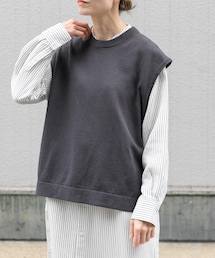 URBAN RESEARCH DOORS | FORK&SPOON　クルーネックニットベスト(ベスト)