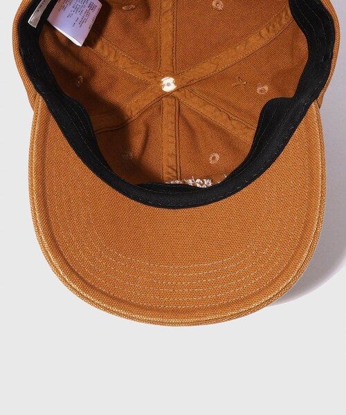 ADAM ET ROPE'(アダムエロペ)の「【KIJIMA TAKAYUKI/キジマ タカユキ】DUCK SULFER DYED 6PANEL CAP(キャップ・メンズ・ブラック/ブラウン・F)」の10枚目の写真