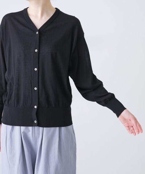 かぐれ（カグレ）の「コットンエアリーカーディガン（カーディガン/ボレロ・レディース・YELLOW/GRAY/BLACK・FREE）」の15枚目の写真