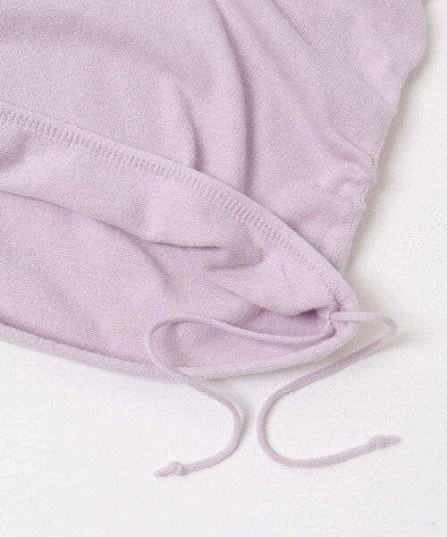 URBAN RESEARCH DOORS(アーバンリサーチドアーズ)の「unfil silkcotton short-sleeve gatherdpullover(ニット/セーター・レディース・gray/lilac/d.brown・1)」の12枚目の写真