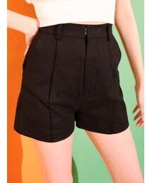 EVRIS | ピンタックストレッチショートパンツ(その他パンツ)