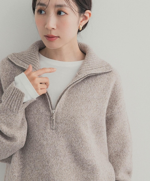 URBAN RESEARCH DOORS（アーバンリサーチドアーズ）の「コットンラウンドヘムカットソー（Tシャツ/カットソー・レディース・OFF/BORDER・S/M）」の9枚目の写真