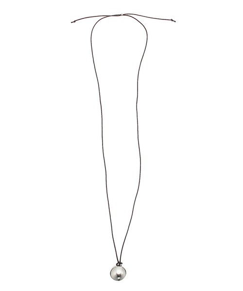 ELENDEEK（エレンディーク）の「METAL TOP CORD NECKLACE（ネックレス・レディース・シルバー/ゴールド・F）」の2枚目の写真