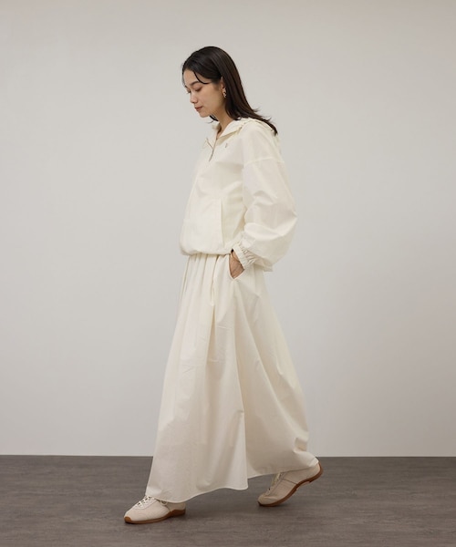 ADAM ET ROPE'（アダムエロペ）の「コーティングギャザータックスカート / セットアップ対応（スカート・レディース・ホワイト/ネイビー系・F）」の18枚目の写真