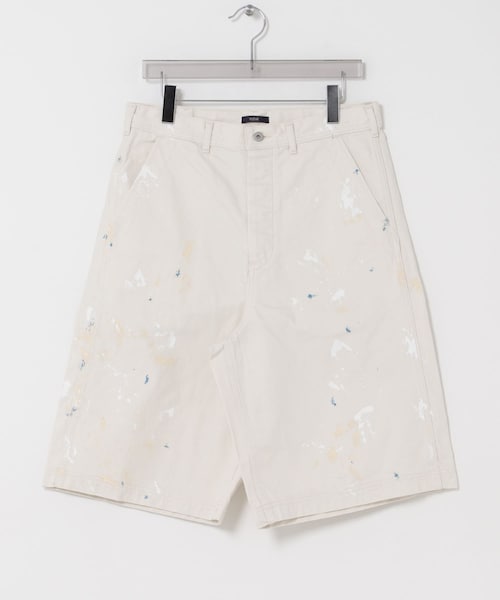 URBAN RESEARCH(アーバンリサーチ)の「YLEVE HAND PAINT DENIM SHORTS(その他パンツ・メンズ・010 BLACK/040 CER・3/4)」の1枚目の写真