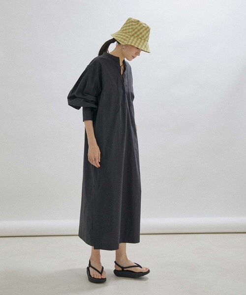 ADAM ET ROPE'(アダムエロペ)の「【La Maison de Lyllis(メゾンドリリス)】BROCKEN(ハット・レディース・ブラック/イエロー・F)」の12枚目の写真