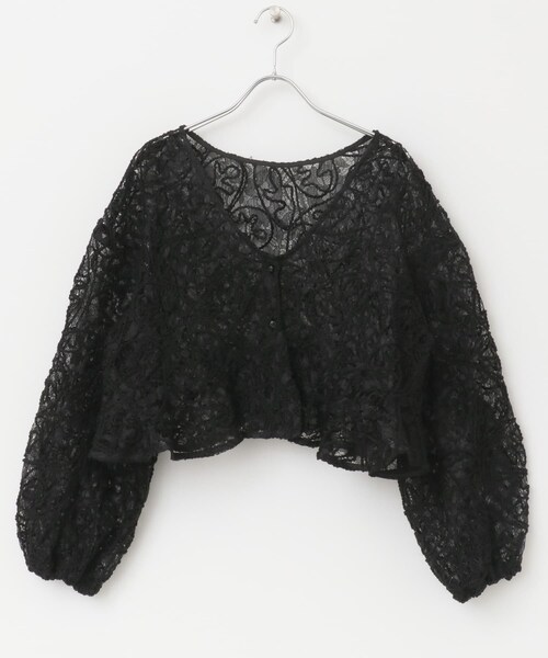 URBAN RESEARCH ROSSO（アーバンリサーチロッソ）の「F by ROSSO　コードレースブラウス（シャツ/ブラウス・レディース・OFF WHITE/BLACK・FREE）」の20枚目の写真