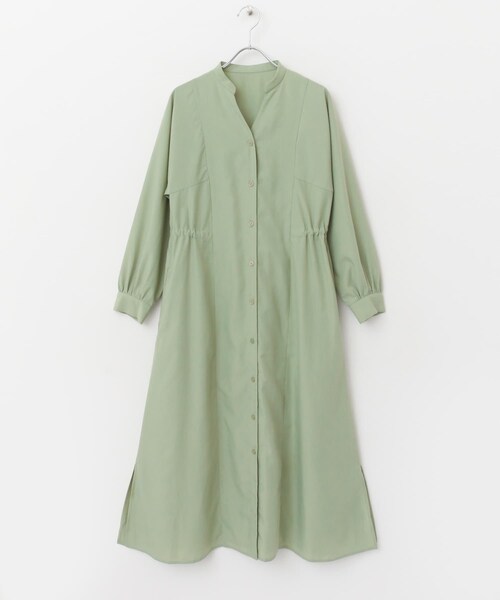 URBAN RESEARCH ROSSO（アーバンリサーチロッソ）の「パネルデザインシャツワンピース（ワンピース・レディース・MINT/STRIPE/NAVY・FREE）」の11枚目の写真