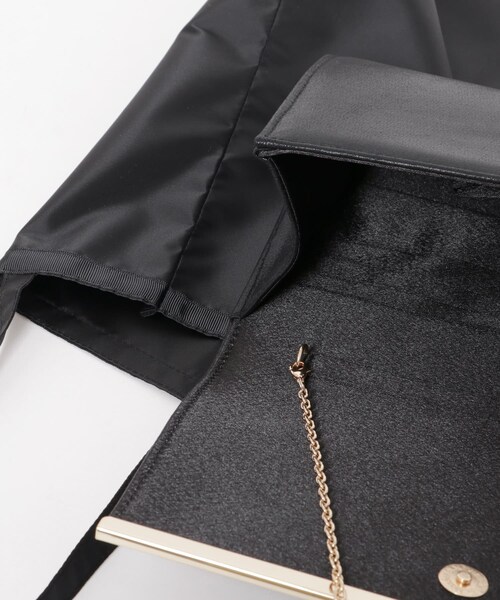 RODE SKO（ロデスコ）の「サブバッグ付3WAYパーティクラッチ（クラッチバッグ・レディース・BLACK/GOLD/SILVER・one）」の12枚目の写真