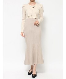 RESEXXY | ボウタイマーメイドニットワンピース(ワンピース)