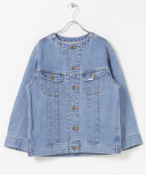 URBAN RESEARCH ROSSO（アーバンリサーチロッソ）の「『別注』Lee101×ROSSO　NOCOLLAR JACKET（デニムジャケット・レディース・ONE WASH/USED・Free）」の7枚目の写真