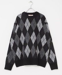 FORK&SPOON | FORK&SPOON　アーガイルプルオーバーニット(ニット/セーター)