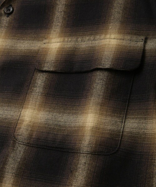 Saturdays NYC（サタデーズ ニューヨークシティ ）の「Marco Ombre Check  LS Shirt（シャツ/ブラウス・レディース・オリーブ/ブルー・L/M/S/XL）」の13枚目の写真