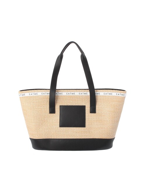 EATME（イートミー）の「バケットトートバッグ（トートバッグ・レディース・オフホワイト/ブラック・F）」の2枚目の写真