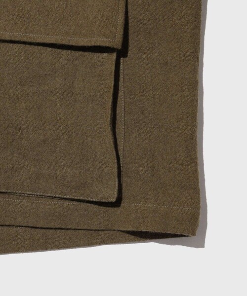 ADAM ET ROPE'（アダムエロペ）の「【blurhmsROOTSTOCK/ブラームスルーツストック】Ramie Linen Wool Swedish BDU Jacket（その他アウター・メンズ・ブラック/カーキ・2/3/4）」の12枚目の写真