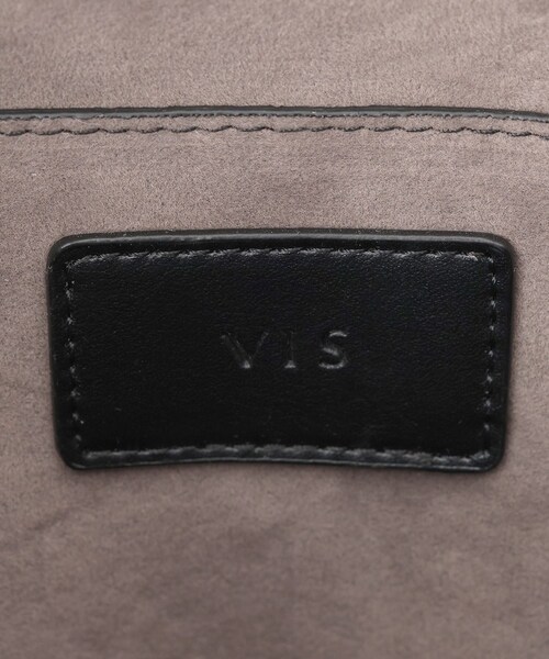 VIS(ビス)の「楕円ひねり3層ショルダーバッグ/2WAY(ショルダーバッグ・レディース・ブラック/キナリ/ベージュ・F)」の13枚目の写真
