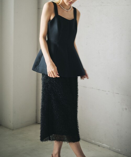 ROPE'(ロペ)の「【一部店舗限定】【REALM(レルム)】CAMISOLE TOPS|トップス(その他トップス・レディース・ブラック・38)」の16枚目の写真