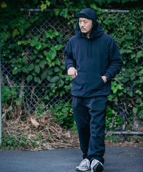 URBAN RESEARCH（アーバンリサーチ）の「WILDTHINGS×LAKE SEEKERS　POLARTEC DRAWSTRING HOOD（パーカー・メンズ・Black・M/L/XL）」の10枚目の写真