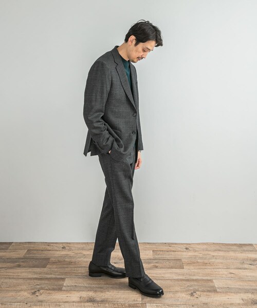 URBAN RESEARCH DOORS（アーバンリサーチドアーズ）の「LIFE STYLE TAILOR　フラノパンツ（スラックス・メンズ・GRAY-CH/BROWN・44/46/48/50）」の9枚目の写真