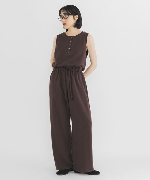 KBF（ケイビーエフ）の「スウェットオールインワン（つなぎ/オールインワン・レディース・TOP GRAY/BROWN・One）」の17枚目の写真