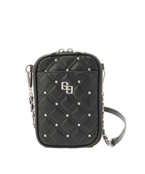 GYDA（ジェイダ）の「GG bijou quiltingミニショルダーBAG（ショルダーバッグ・レディース・インディゴ/パープル・F）」の5枚目の写真