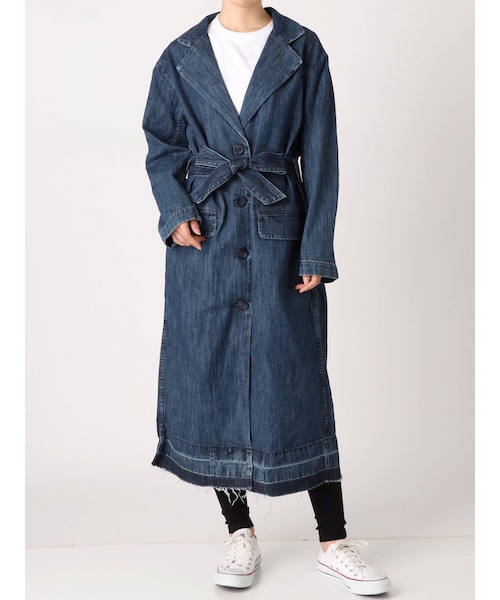 COTORICA（コトリカ）の「FRIDA DENIM COAT（その他アウター・レディース・ブルー・XS/S）」の2枚目の写真