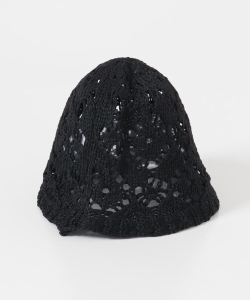 KBF（ケイビーエフ）の「クロシェベルHAT（ハット・レディース・CUSTARD/BLACK・One）」の8枚目の写真