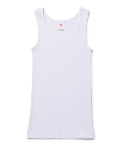 ADAM ET ROPE'（アダムエロペ）の「【Hanes for BIOTOP】2Pリブタンクトップ（タンクトップ・レディース・ベージュ・M）」の22枚目の写真