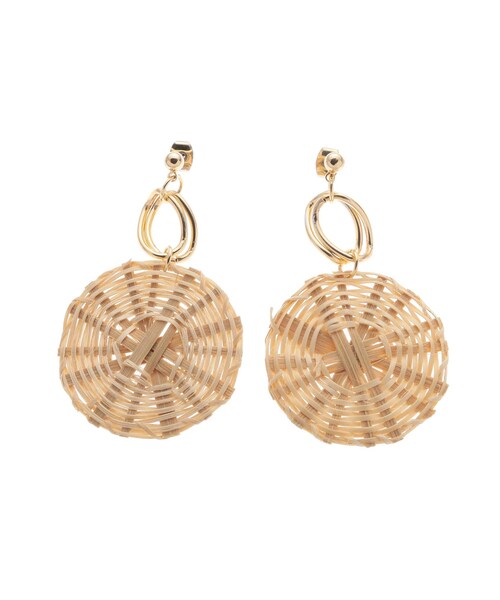 dazzlin（ダズリン）の「ナチュラルサークルピアス（ピアス（両耳用）・レディース・ブラウン/ベージュ・F）」の15枚目の写真