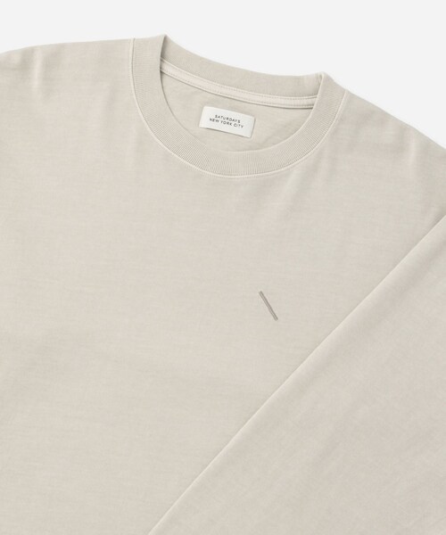 Saturdays NYC（サタデーズ ニューヨークシティ ）の「Arrangement LS T-SHIRT（Tシャツ/カットソー・レディース・ブラック/グレー/グリーン・L/M/S）」の15枚目の写真