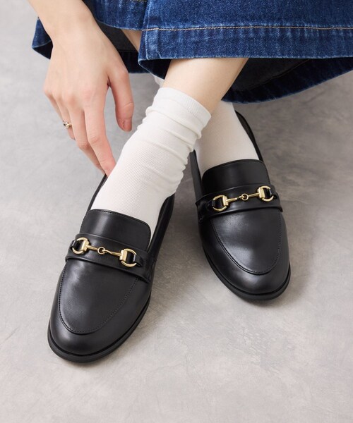 VIS（ビス）の「ふんわりビットローファー/SS〜Lサイズ展開（ローファー・レディース・ブラック・L/M/S/SS）」の5枚目の写真