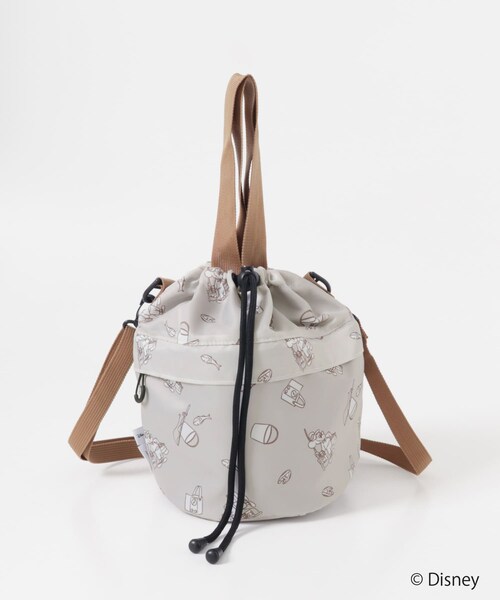 EKAL（エカル）の「別注/Disney/ストロール2WAYバッグ（ショルダーバッグ・レディース・BLUE GRAY/LIGHTBEIGE・One）」の6枚目の写真