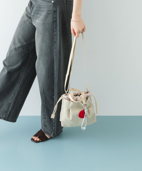 RODE SKO（ロデスコ）の「『XSサイズ』ウォッシャブルプチバッグ（ショルダーバッグ・レディース・BLACK/BEIGE/D.SILVER/BLUE GRAY/SILVER/MINT/OFF/BROWN・one）」の15枚目の写真