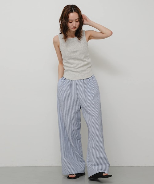 SENSE OF PLACE by URBAN RESEARCH(センスオブプレイスバイアーバンリサーチ)の「2WAYヘンリータンクトップ(タンクトップ・レディース・OFF WHITE/BLACK/L.GRAY・One)」の21枚目の写真