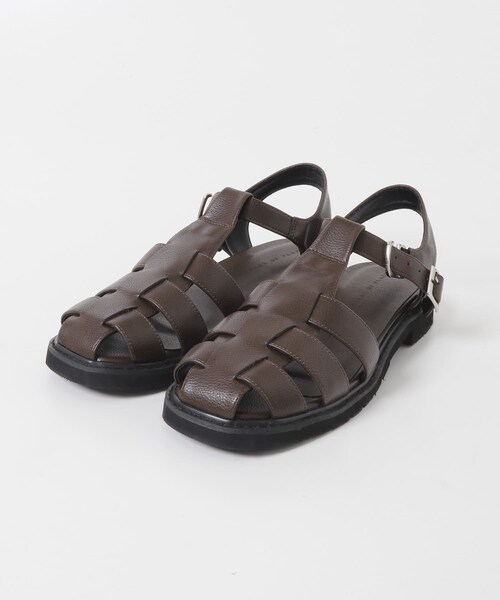 SENSE OF PLACE by URBAN RESEARCH(センスオブプレイスバイアーバンリサーチ)の「トラックソールグルカサンダル(サンダル・メンズ・BLACK/CHARCOAL/BROWN・26.5/27.5)」の14枚目の写真
