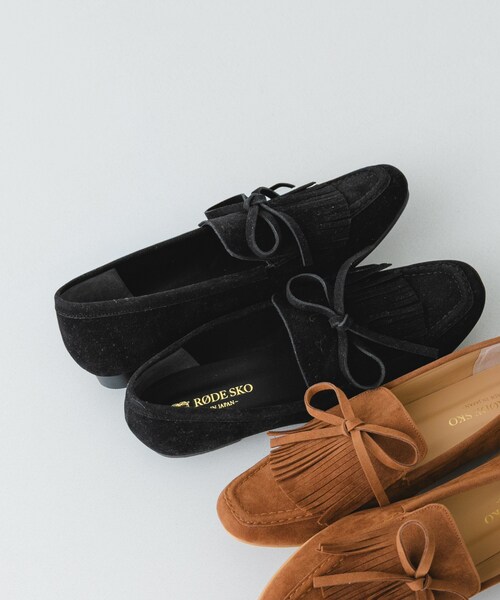 RODE SKO（ロデスコ）の「リボンフリンジローファー（ローファー・レディース・BLACK/BROWN・36/37/38）」の15枚目の写真