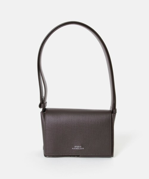 URBAN RESEARCH（アーバンリサーチ）の「STUDIO NICHOLSON　MINI CASE（ハンドバッグ・レディース・PARCHMENT/CONKER/D NAVY/ELEPHANT・FREE）」の10枚目の写真