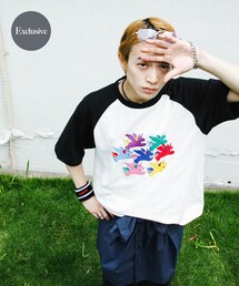 『別注』SHUHEI KOKI×SENSE OF PLACE ラグランTシャツ