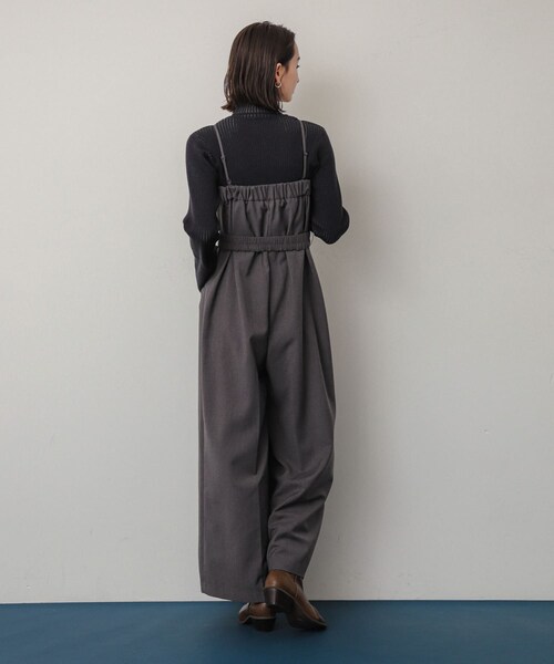 SENSE OF PLACE by URBAN RESEARCH(センスオブプレイスバイアーバンリサーチ)の「ベアオールインワン(サロペット/オーバーオール・レディース・BLACK/GRAY/BEIGE・S/M)」の15枚目の写真