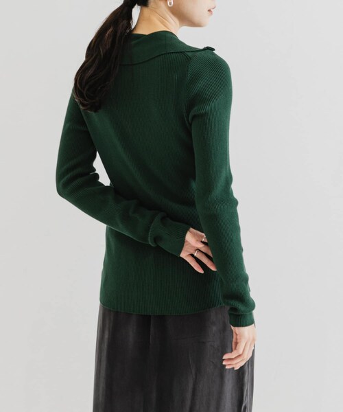 URBAN RESEARCH（アーバンリサーチ）の「『UR TECH』2WAYリブニット（ニット/セーター・レディース・OFF/BRICK/GREEN・FREE）」の20枚目の写真