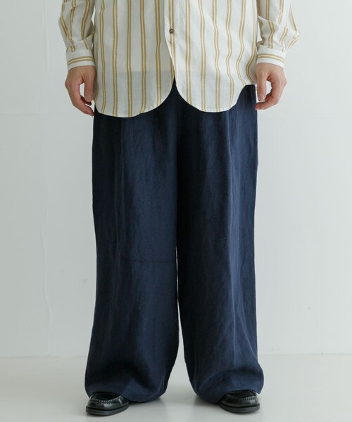 Frank Leder　WASHED OLD LINEN PANTS