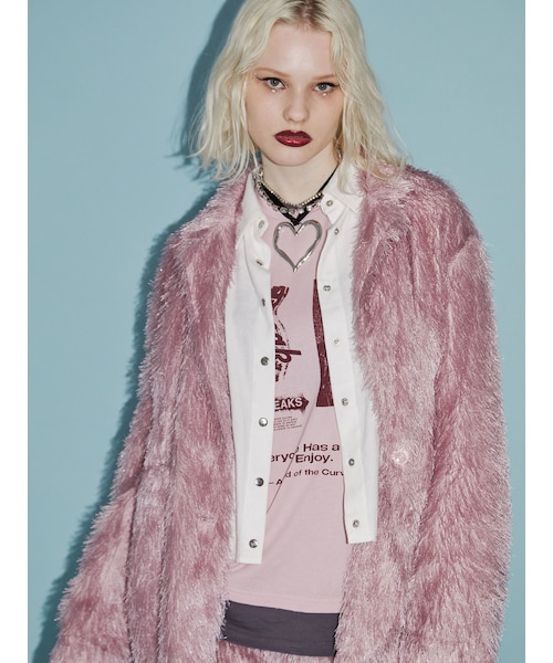 jouetie（ジュエティ）の「フリンジジャガードジャケット