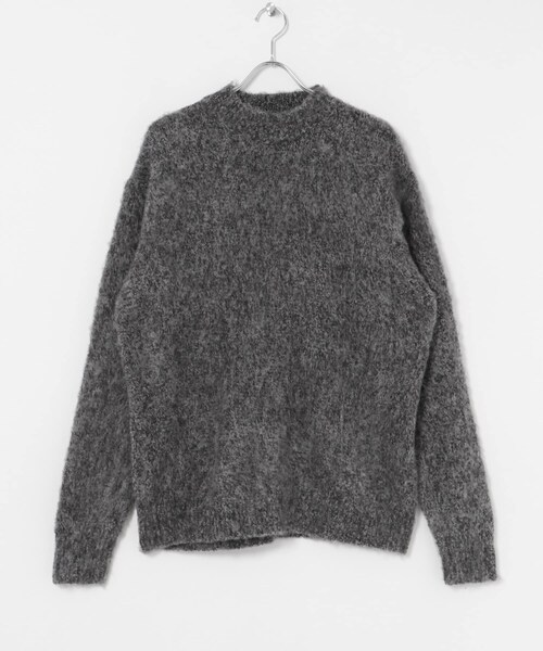 URBAN RESEARCH（アーバンリサーチ）の「new basic MOULINE SHAGGY KNIT（ニット/セーター・メンズ・CHARCOAL/NAVY・M/L）」の14枚目の写真