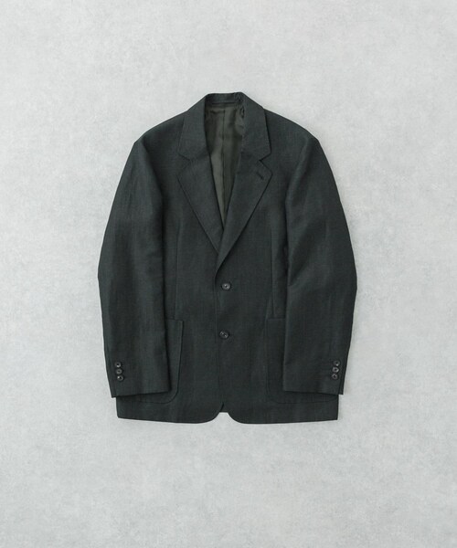 URBAN RESEARCH（アーバンリサーチ）の「new basic　WOOL LINEN JACKET（テーラードジャケット・メンズ・BROWN/D GREEN・M/L/XL）」の19枚目の写真