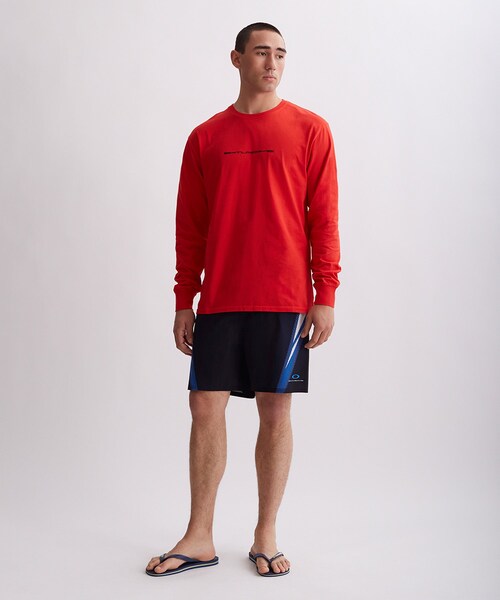 Saturdays NYC（サタデーズ ニューヨークシティ ）の「Oakley X Saturdays Timothy Swim Short（水着・メンズ・ブラック/グリーン・L/M/S）」の19枚目の写真